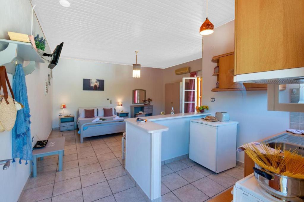 Livadi Studios With Pool Lákka Extérieur photo