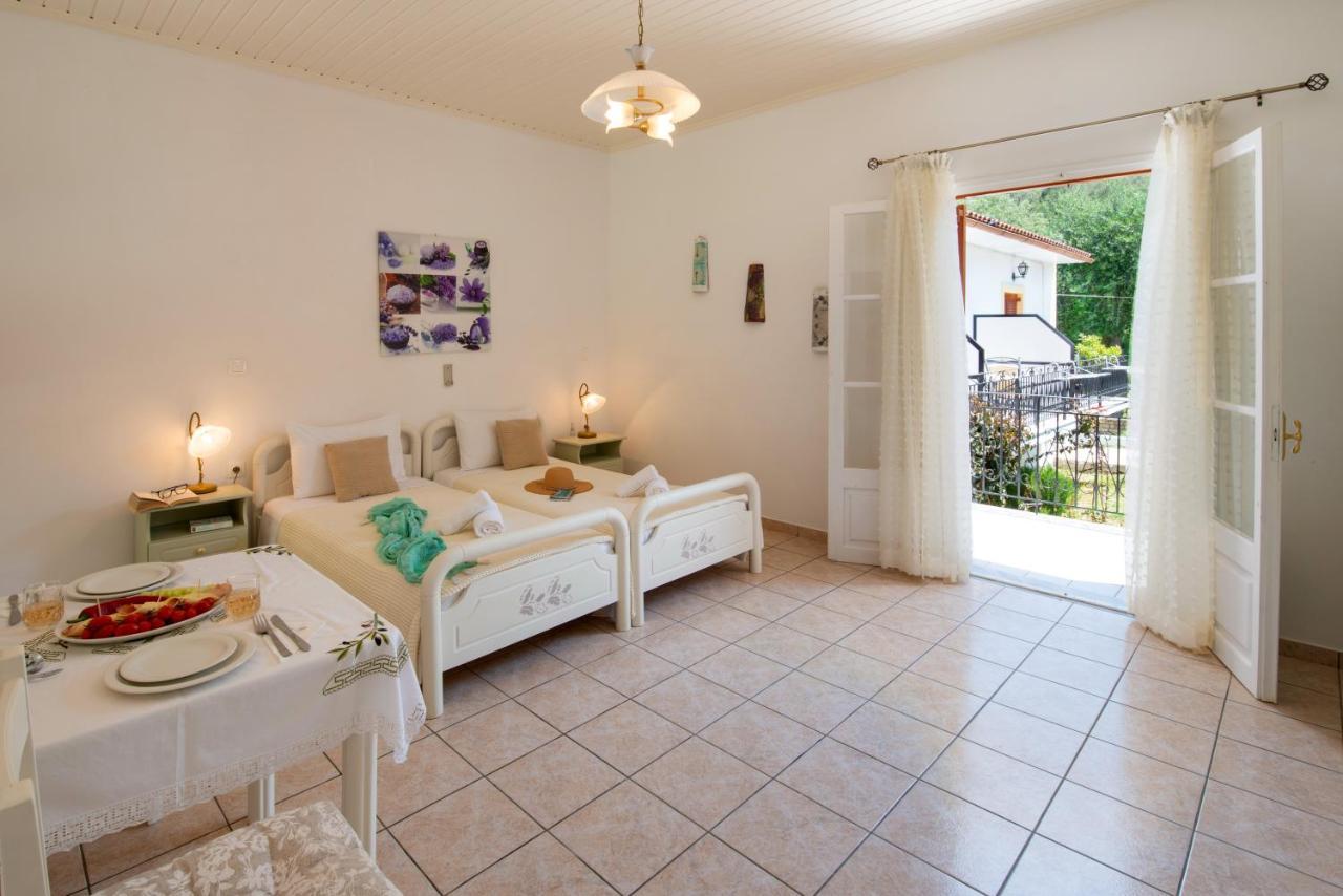 Livadi Studios With Pool Lákka Extérieur photo