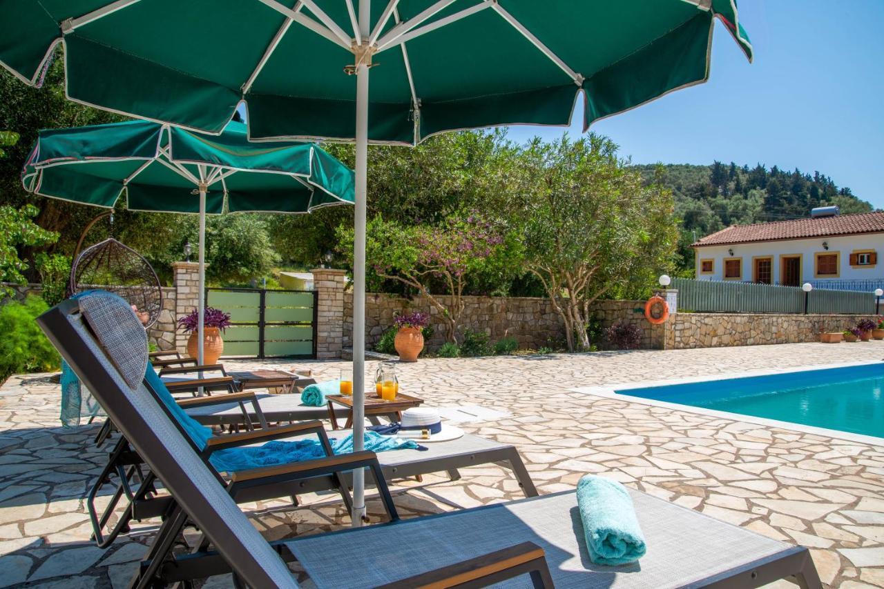 Livadi Studios With Pool Lákka Extérieur photo