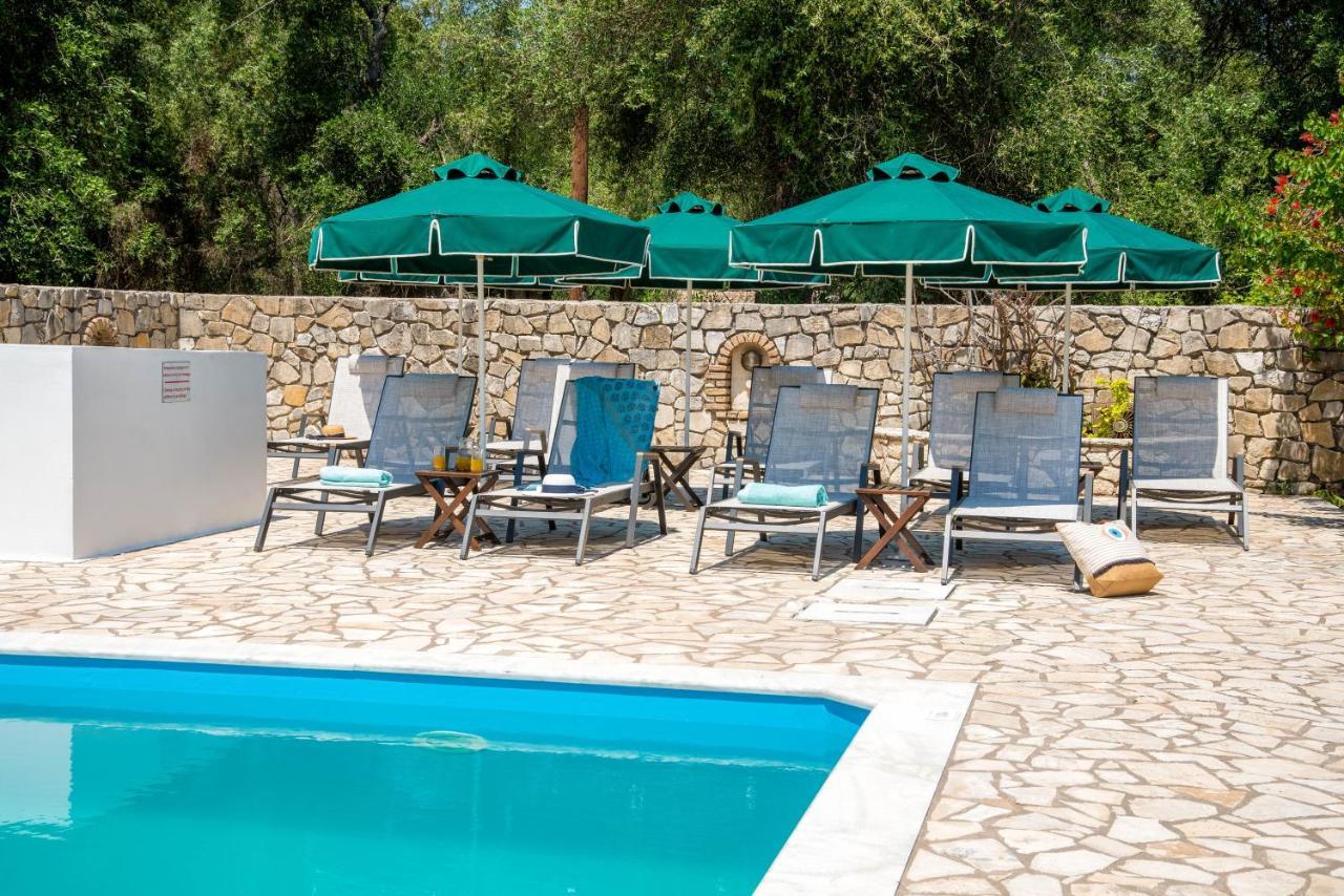Livadi Studios With Pool Lákka Extérieur photo